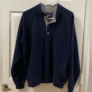 Straight Down Navy Men’s Golf Pullover Sweater / Med/